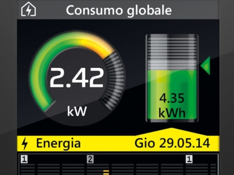 Pannello domotico su impianto civile
